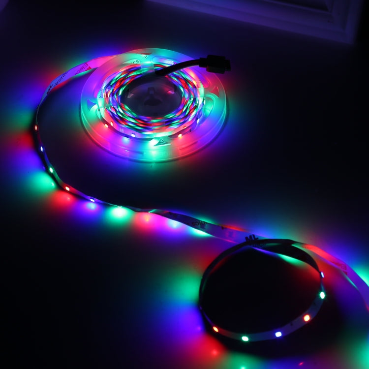 Bare Board 2835 SMD RGB LED Rope Light, 60 LED/m, Length: 5m, 12V 2A 100-240V, with 24-key Remote Control(AU Plug)