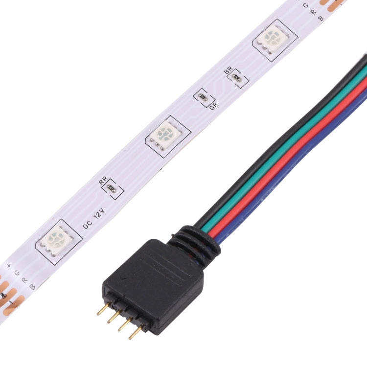 2pcs Bare Board 5050 SMD RGB LED Rope Light, 30 LED/m, Length: 5m, 12V 2A 100-240V, with 24 Keys Doodle Controller (AU Plug)