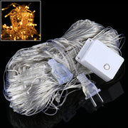 3m(Length) x 2m(Height) Colorful Light LED Decoration Light, 200 LEDs Reticular String Light with End Joint & Multi-function Controller, US Plug,  AC 110V