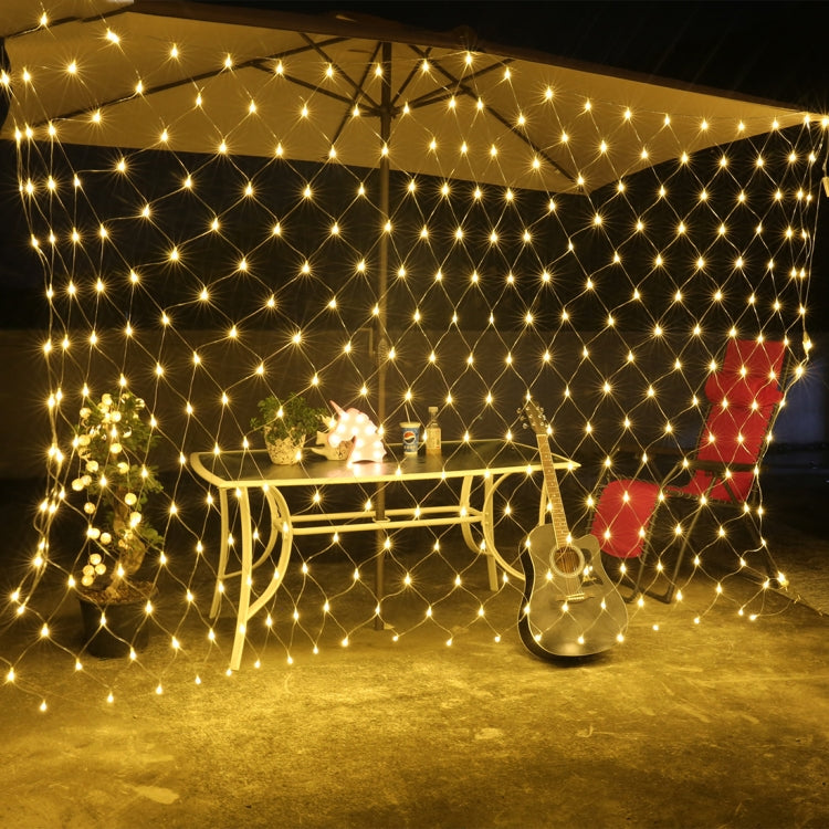 3m(Length) x 2m(Height) Colorful Light LED Decoration Light, 200 LEDs Reticular String Light with End Joint & Multi-function Controller, US Plug,  AC 110V