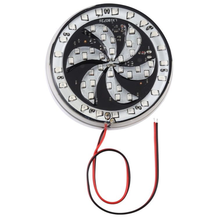 65 LEDs SMD 2835 Motorcycle Modified Windmill Angel Eyes RGB Light Fire Wheel Light Styling Flash Atmosphere Lamp, Diameter: 8.3cm, DC 12V
