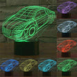 Car Style 3D Touch Switch Control LED Light , 7 Color Discoloration Creative Visual Stereo Lamp Desk Lamp Night Light - Novelty Lighting by PMC TechLife | Online Shopping South Africa | PMC TechLife | Buy Now Pay Later Mobicred