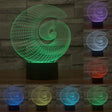 Abstract Style 3D Touch Switch Control LED Light , 7 Color Discoloration Creative Visual Stereo Lamp Desk Lamp Night Light - free shipping - PMC TechLife - Order now!