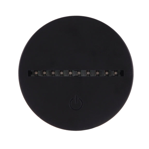 Leopard Shape 3D Touch Switch Control LED Light , 7 Colour Discoloration Creative Visual Stereo Lamp Desk Lamp Night Light