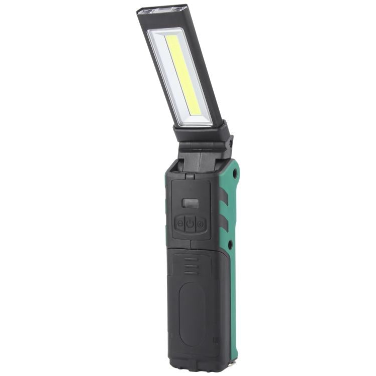 ES106 IP44 Water-resistant COB Work Light USB Rechargeable Emergency Flashlight