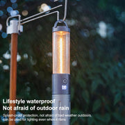 KXK-606 15W Camping Flashlight Rechargeable Emergency Light