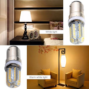 E15 SMD 3014 64 LEDs Dimmable LED Corn Light, AC 220V (White Light)