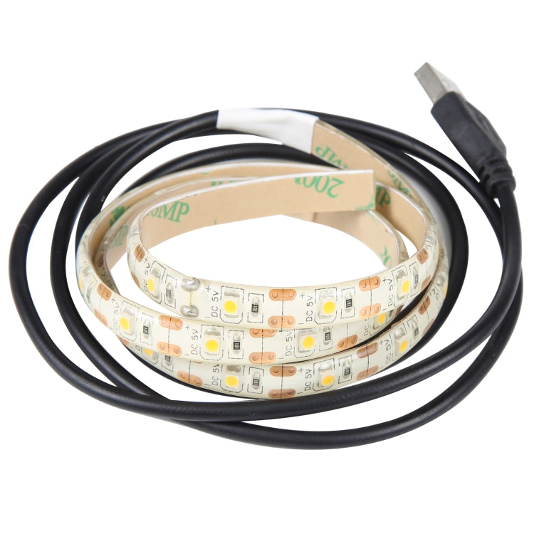 USB 2835 SMD LED Warm Light Water-resistant Epoxy Rope Light, DC 5V, Length: 50cm