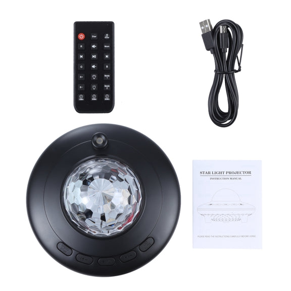 L6 Music Starry Projector Remote Control Night Light (Colorful Light)