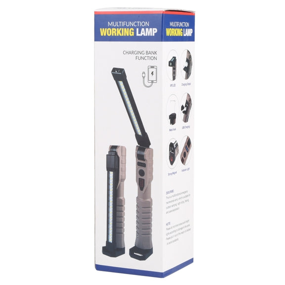 FA-WK06 Multifunctional Rechargeable Folding Work Emergency Light with Power Bank Function