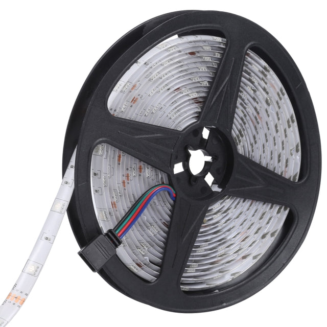5m 150 LEDs SMD 5050 IP65 Water-resistant Bluetooth RGB Light Strip with 24-keys Remote Control, EU Plug