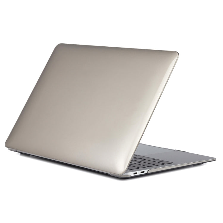 For MacBook Air 13.3 inch A1932 2018 & A2179 2020 & A2337 Laptop Crystal Style Protective Case(Grey)