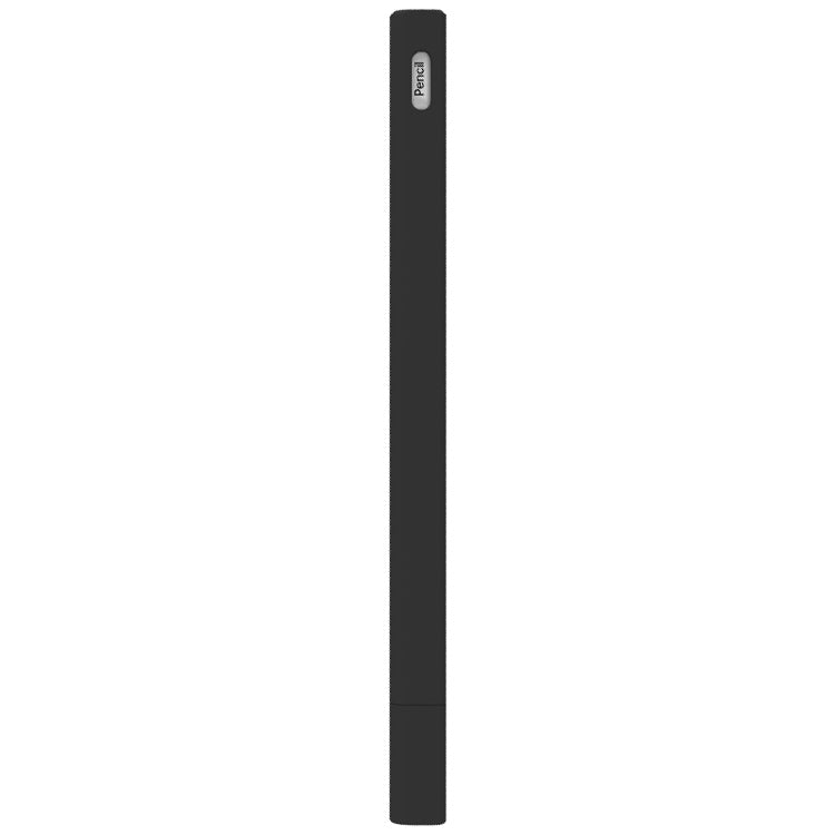 LOVE MEI For Apple Pencil 2 Triangle Shape Stylus Pen Silicone Protective Case Cover(Black)