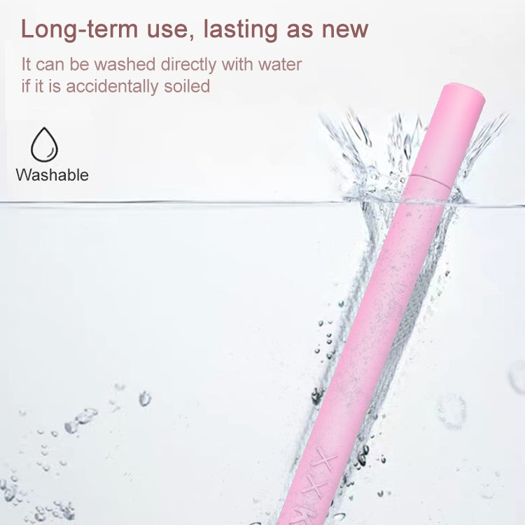 LOVE MEI For Apple Pencil 1 Middle Finger Shape Stylus Pen Silicone Protective Case Cover (Purple)