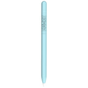 LOVE MEI For Apple Pencil 1 Number Letter Design Stylus Pen Silicone Protective Case Cover(Blue)