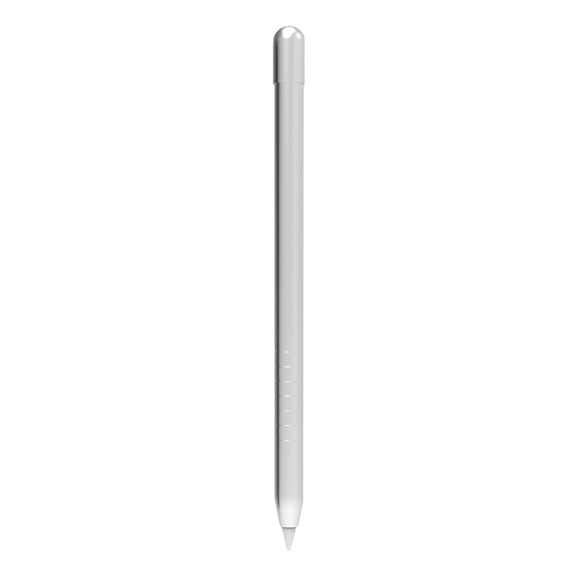 Metal Matte Non-slip Stylus Pen Protective Case for Apple Pencil 1 (Grey)