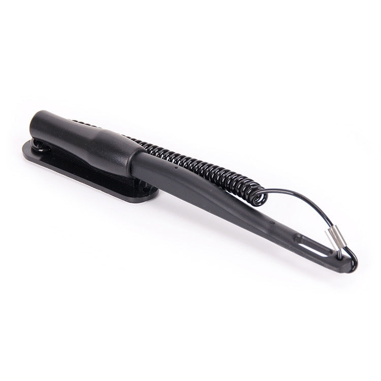 0319 Navigator Touch Stylus Metal Aluminum Tube Body Resistance Stylus with Fixed Slot Base & Spring Cable