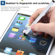 Universal Three Rings Mobile Phone Writing Pen (White)