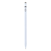 Universal Aluminum Alloy Active Capacitive Stylus Pen(White)