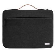 For 14 inch Laptop Zipper Water-resistant  Handheld Sleeve Bag (Black)