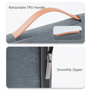For 14 inch Laptop Zipper Water-resistant  Handheld Sleeve Bag (Black)