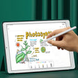JD12 Anti-mistouch Stylus Pen with Battery Display(White) - Stylus Pen by PMC TechLife | Online Shopping South Africa | PMC TechLife | Buy Now Pay Later Mobicred