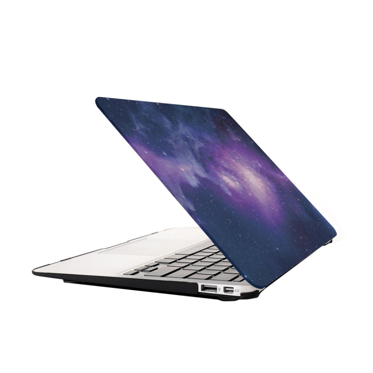 For Macbook Pro 15.4 inch Starry Sky Patterns Apple Laptop Water Decals PC Protective Case(Blue)