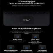Original For Xiaomi Pad 6S Pro Intelligent Touch Pad Keyboard (Black)