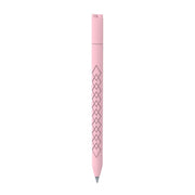For Apple Pencil (USB-C) Diamond Pattern Silicone Stylus Pen Protective Case (Pink)