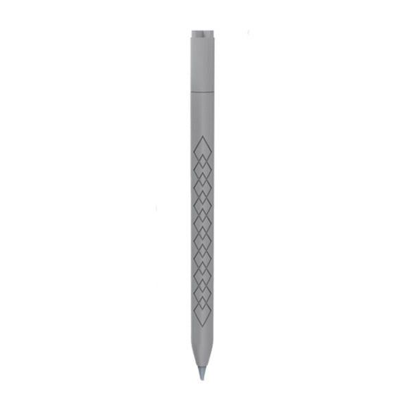 For Apple Pencil (USB-C) Diamond Pattern Silicone Stylus Pen Protective Case (Grey)