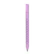 For Apple Pencil (USB-C) Diamond Pattern Silicone Stylus Pen Protective Case (Light Purple)