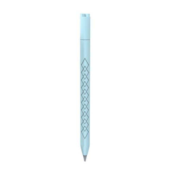 For Apple Pencil (USB-C) Diamond Pattern Silicone Stylus Pen Protective Case (Sky Blue)