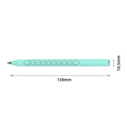 For Apple Pencil (USB-C) Diamond Pattern Silicone Stylus Pen Protective Case (Red)