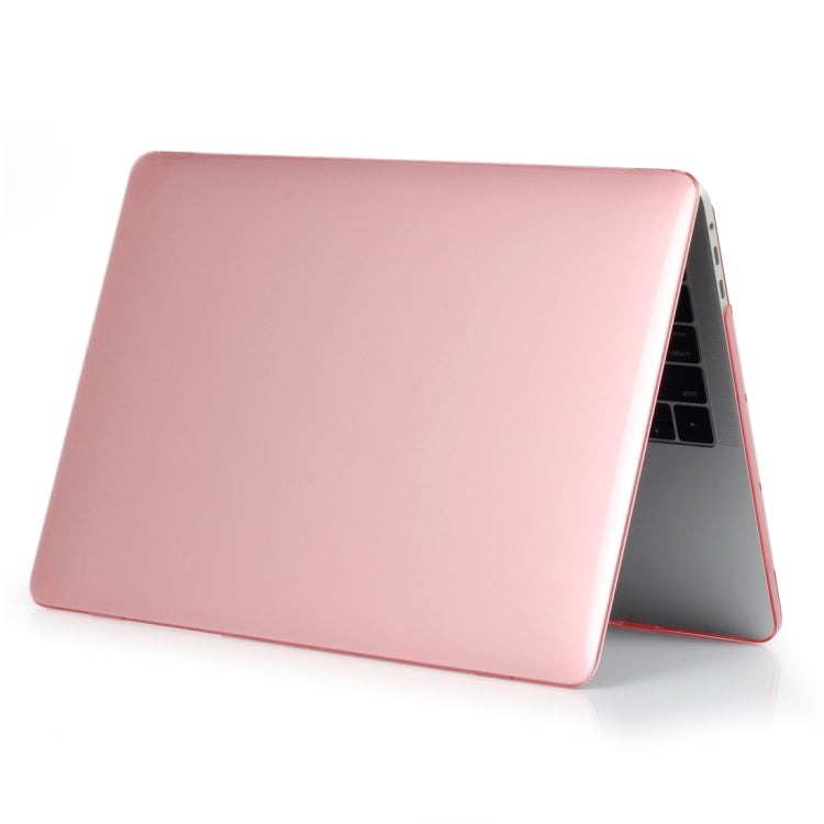 Laptop Crystal Style PC Protective Case for MacBook Pro 13.3 inch A1989 (2018) / A2159 / A2251 / A2289 / A2338(Pink)