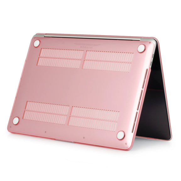 Laptop Crystal Style PC Protective Case for MacBook Pro 13.3 inch A1989 (2018) / A2159 / A2251 / A2289 / A2338(Pink)