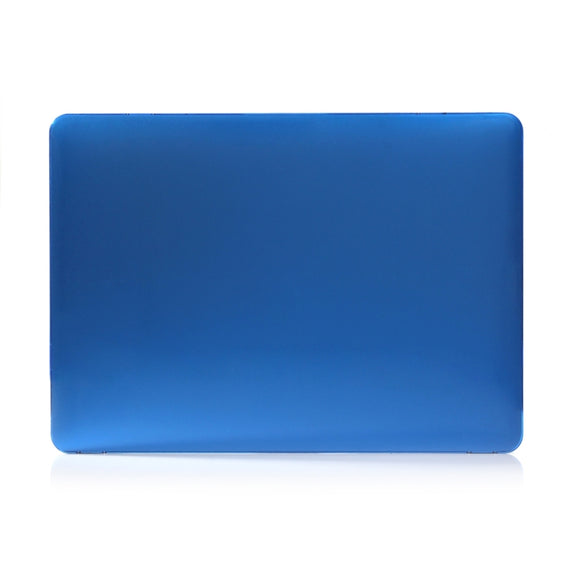 Laptop Crystal Style PC Protective Case for MacBook Pro 15.4 inch A1990 (2018) (Dark Blue)