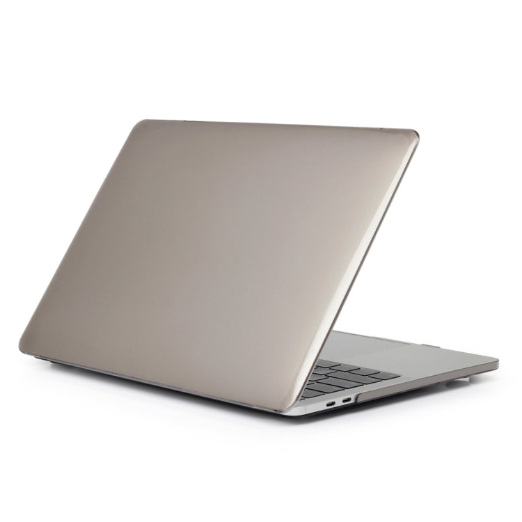 Laptop Crystal Style PC Protective Case for MacBook Pro 15.4 inch A1990 (2018) (Grey)