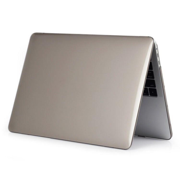 Laptop Crystal Style PC Protective Case for MacBook Pro 15.4 inch A1990 (2018) (Grey)