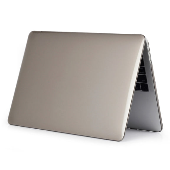 Laptop Crystal Style PC Protective Case for MacBook Pro 15.4 inch A1990 (2018) (Grey)