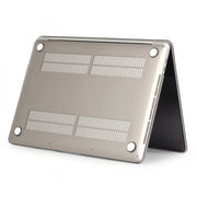 Laptop Crystal Style PC Protective Case for MacBook Pro 15.4 inch A1990 (2018) (Grey)
