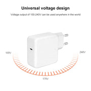 30W USB-C / Type-C 3.1 Port Power Charger Adapter, EU Plug(White)