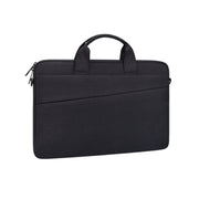 ST03S 13.3 inch Double Side Pockets Wearable Oxford Cloth Soft Handle Portable Laptop Tablet Bag(Black)