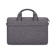 ST03S 13.3 inch Double Side Pockets Wearable Oxford Cloth Soft Handle Portable Laptop Tablet Bag(Deep Space Gray)