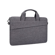 ST03S 15.6 inch Double Side Pockets Wearable Oxford Cloth Soft Handle Portable Laptop Tablet Bag(Deep Space Gray)