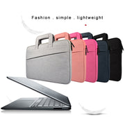 ST03S 15.6 inch Double Side Pockets Wearable Oxford Cloth Soft Handle Portable Laptop Tablet Bag(Navy Blue)