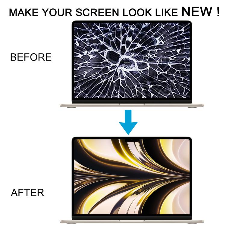 For MacBook Air 13.6 inch A3113 2024 EMC8611 Full LCD Display Screen(Midnight)