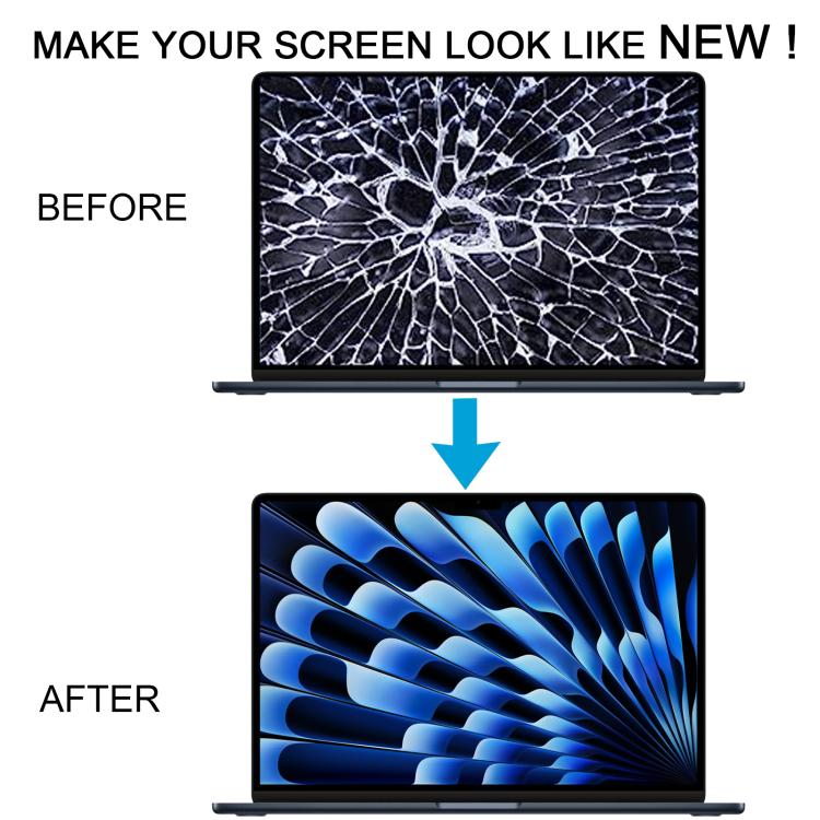 For MacBook Air 15 inch M3 A3114 2024 EMC8612 Full LCD Display Screen(Midnight)