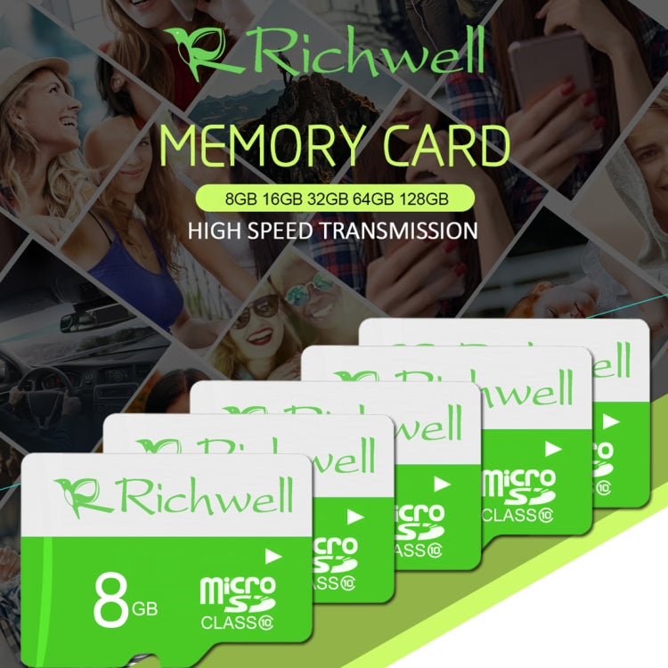 Richwell 128GB High Speed Class 10 Micro SD(TF) Memory Card