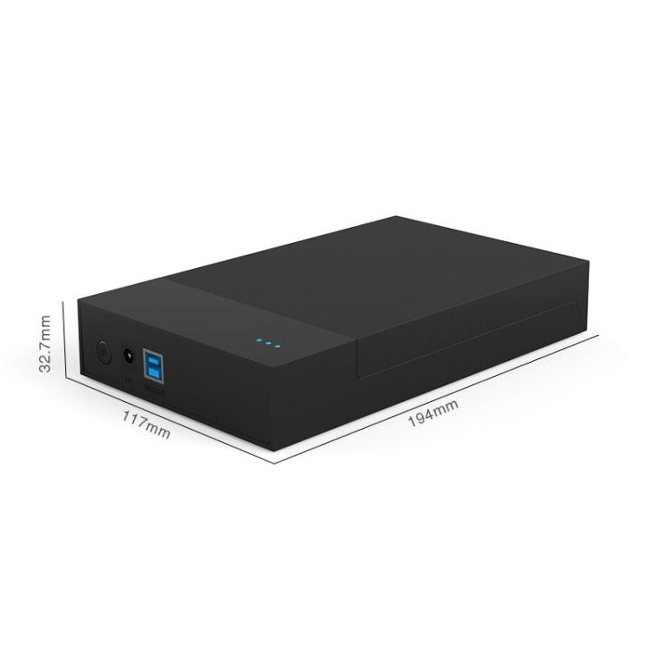 Blueendless 2.5 / 3.5 inch SSD USB 3.0 PC Computer External Solid State Mobile Hard Disk Box Hard Disk Drive (AU Plug)
