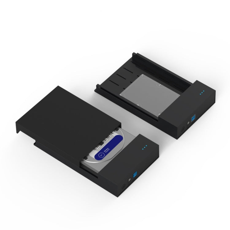 Blueendless 2.5 / 3.5 inch SSD USB 3.0 PC Computer External Solid State Mobile Hard Disk Box Hard Disk Drive (AU Plug)